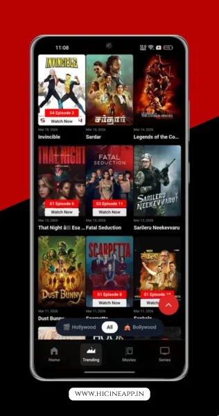 Huge Content Library of Hicine App